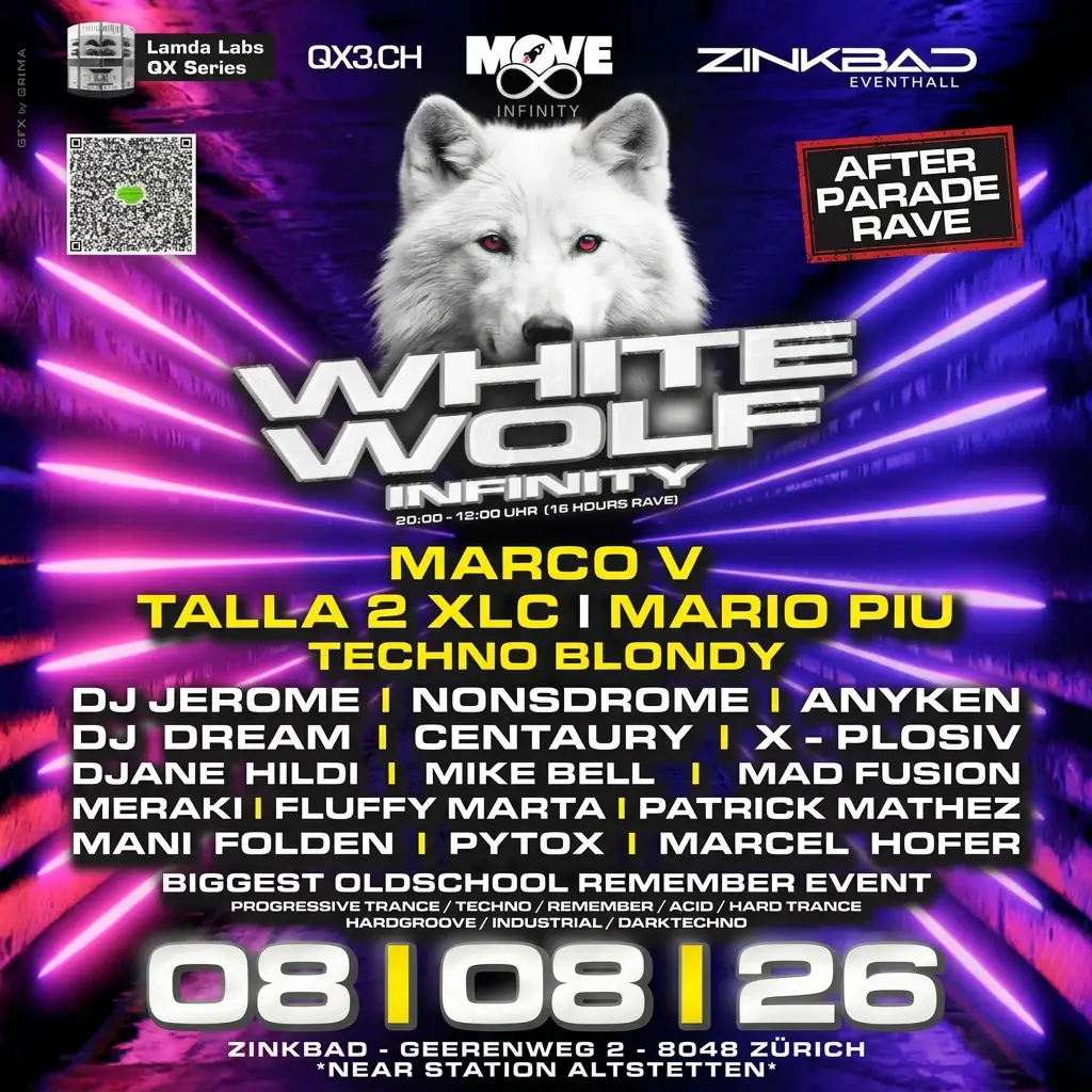 WHITE WOLF im Zinkbad Zürich